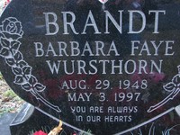 Barbara Faye Brandt (Wursthor)